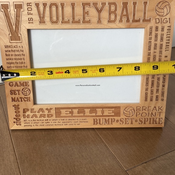 Personalized “Ellie” volleyballl picture frame - Picture 2 of 4